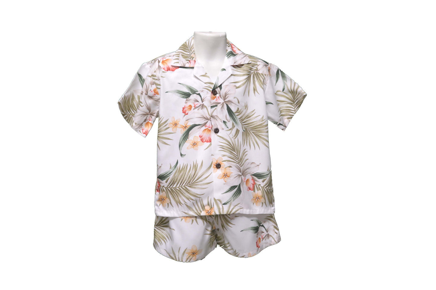 Best-Selling Design Made in Hawaii 100% Rayon Orchid Bouquet Little Boy Cabana Sets