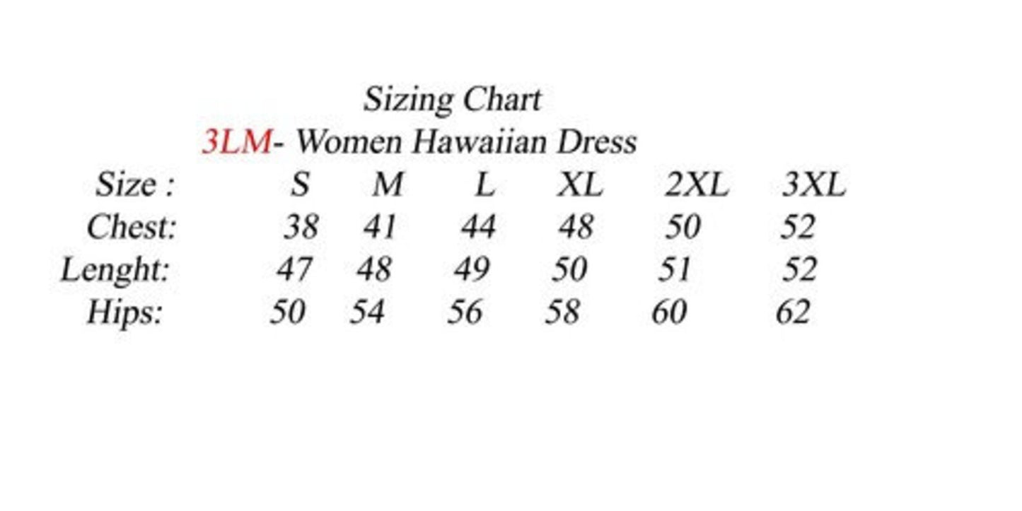 Plus Size Long Cotton Hawaiian Muumuu Dress Classic Orchids Design