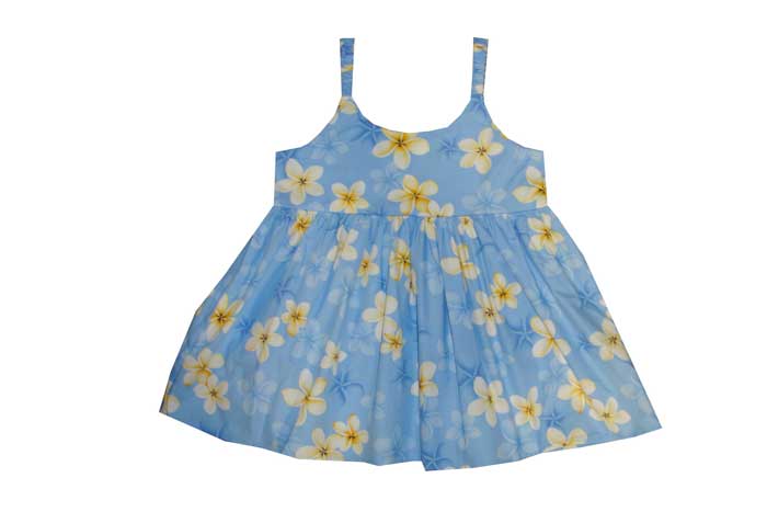 Little Flower Summer Bungee dress for Little Girl Made in Hawaii