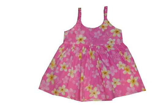 Little Flower Summer Bungee dress for Little Girl Made in Hawaii
