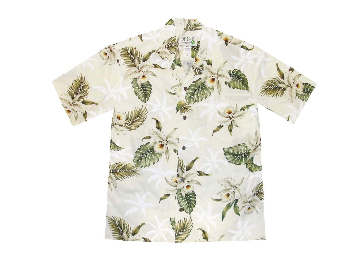 Classic Orchid Long Muumuu Hawaiian Dress Matching Men's Shirt
