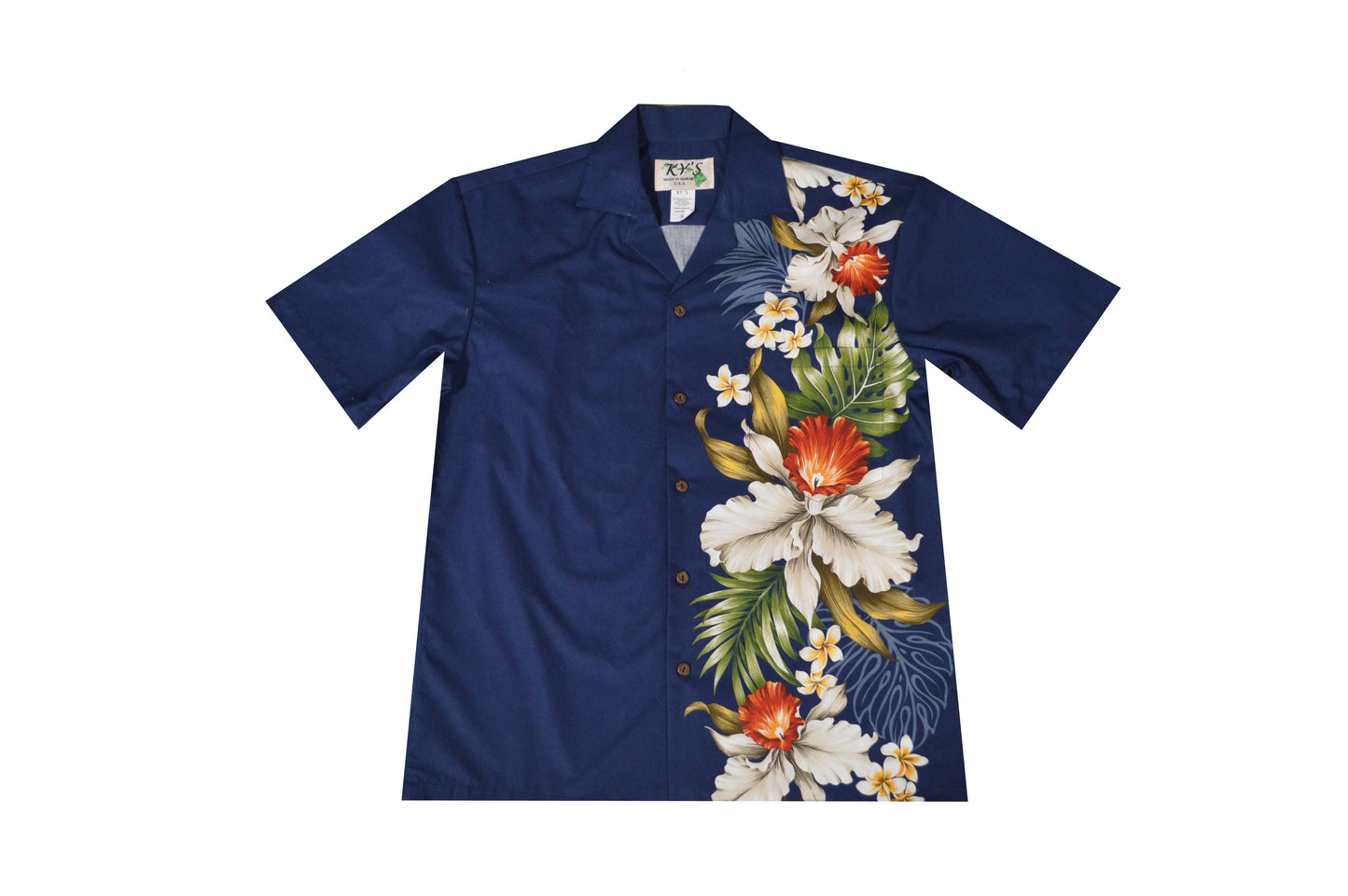 Hilo Orchid Men's Hawaiian Wedding or Party Cotton Shirt