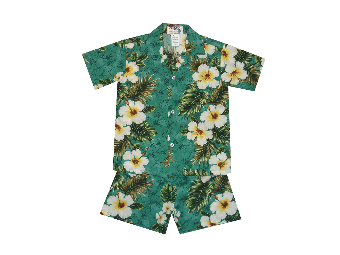 Made in Hawaii 100% Cotton Hawaiian Boy Shirts and Boy Cabana Sets