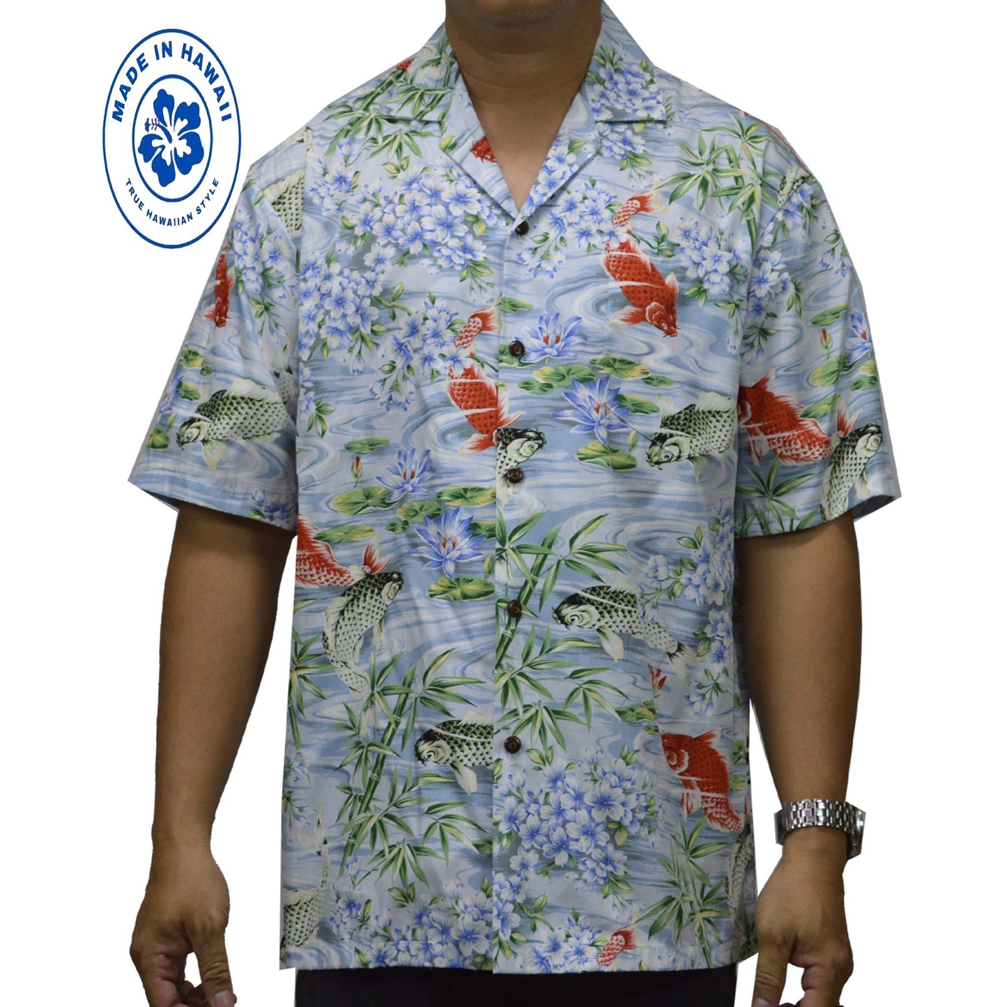 Custom Hawaiian Shirt Color Fish -Blue