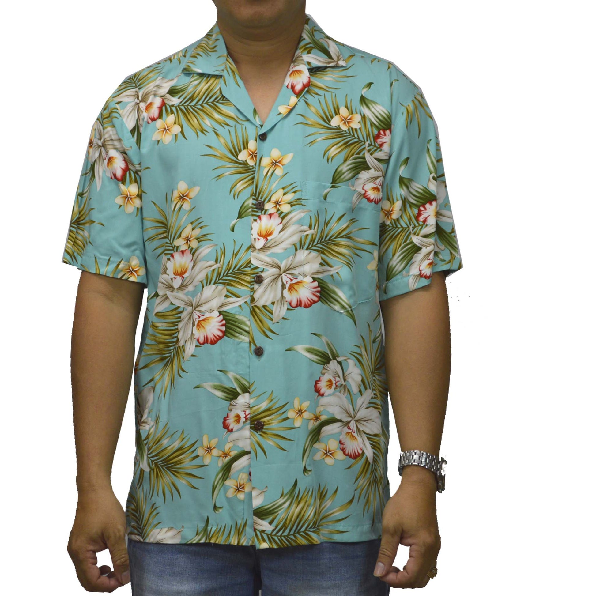 Authentic Hawaiian  Rayon Aloha Shirt 