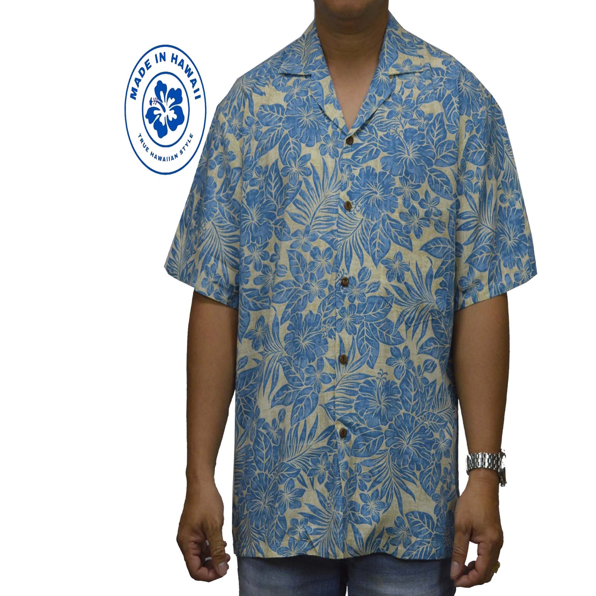 rayon hawaiian shirt made in honolulu